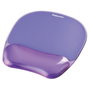 Fellowes Alfombrilla y Reposamuñecas de Gel Crystal Violeta