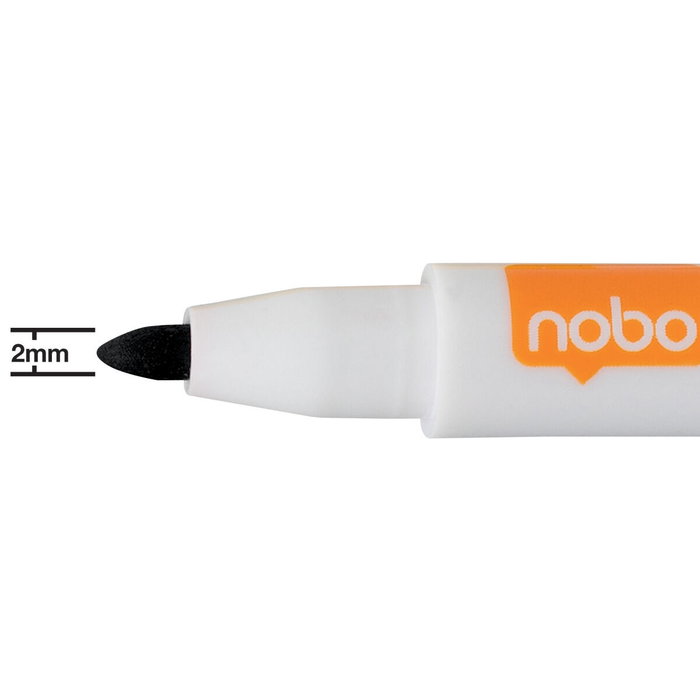 Nobo Mini Rotulador Pizarra Blanca Negro