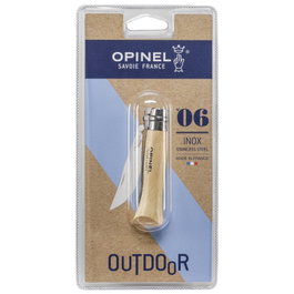 Opinel Navaja de bolsillo No. 06 acero inoxidable