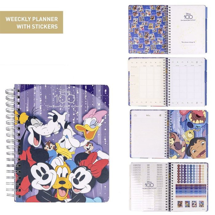 Planificador Semanal Disney 19 x 24 x 2 cm Planificador Semanal Disney 19 x 24 x 2 cm
