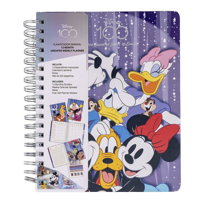 Planificador Semanal Disney 19 x 24 x 2 cm Planificador Semanal Disney 19 x 24 x 2 cm
