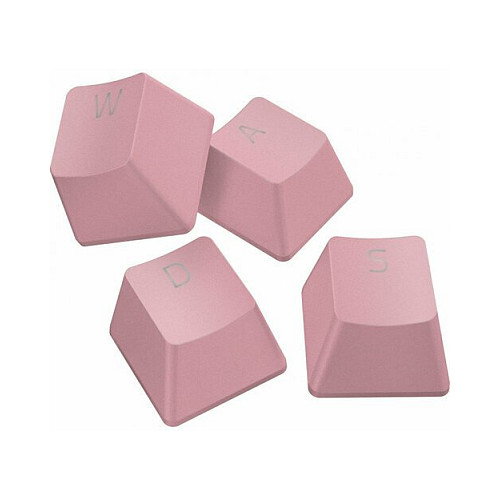 Razer PBT Keycap + Coiled Cable Upgrade Set - Quartz Pink - US/UK Razer PBT Keycap + Coiled Cable Upgrade Set - Quartz Pink - US/UK