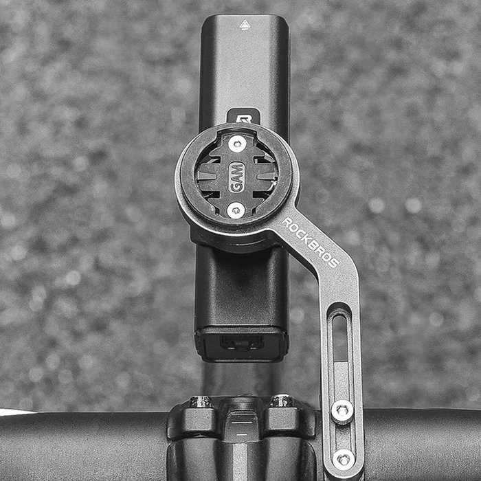 Rockbros Luz delantera de bicicleta 1000 lm con cable USB-C a USB-A, negra