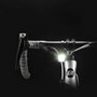 Rockbros Luz delantera de bicicleta 1000 lm con cable USB-C a USB-A, negra