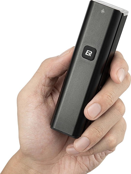 Rockbros Luz delantera de bicicleta 1000 lm con cable USB-C a USB-A, negra