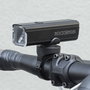 Rockbros Luz delantera de bicicleta 1000 lm con cable USB-C a USB-A, negra