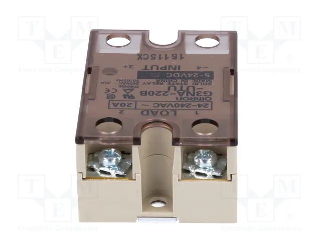 OMRON G3NA Relé de semiconductor 20A 24-240VAC 5-24VDC OMRON G3NA Relé de semiconductor 20A 24-240VAC 5-24VDC