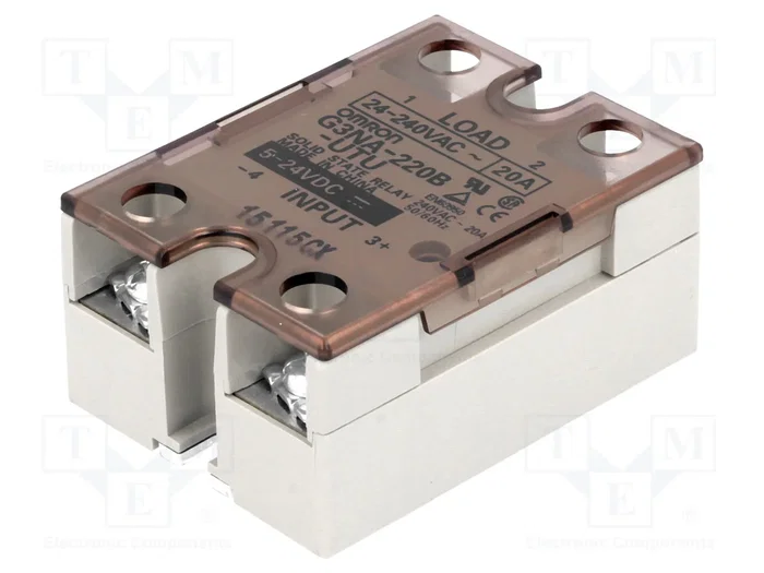 OMRON G3NA Relé de semiconductor 20A 24-240VAC 5-24VDC OMRON G3NA Relé de semiconductor 20A 24-240VAC 5-24VDC