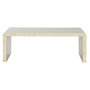 DKD Home Decor Mesa de Centro Hueso con Taracea Hecha a Mano