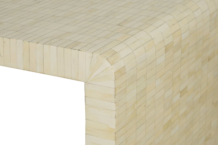 DKD Home Decor Mesa Centro Bone 23 Hueso Taracea 61.5 x 47 x 128 cm