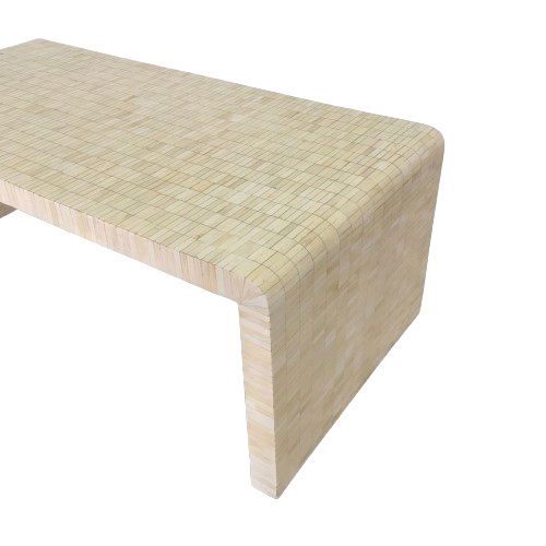 DKD Home Decor Mesa Centro Bone 23 Hueso Taracea 61.5 x 47 x 128 cm