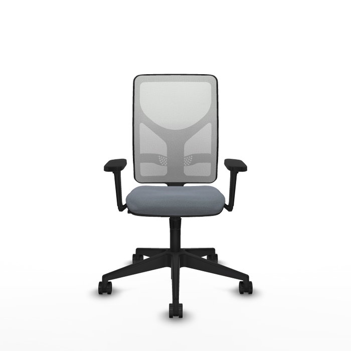 PIQUERAS Y CRESPO Silla de oficina Motilla con mecanismo Sincro, Gris y Blanco PIQUERAS Y CRESPO Silla de oficina Motilla con mecanismo Sincro, Gris y Blanco