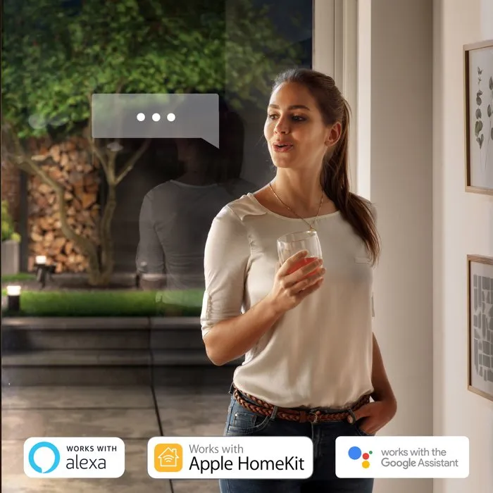 Philips Hue Aplique de Pared Impress - Luz Blanca y de Color - Negro - Grande - IP44 - PHI8718696170496 Philips Hue Aplique de Pared Impress - Luz Blanca y de Color - Negro - Grande - IP44 - PHI8718696170496