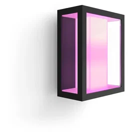Philips Hue Aplique de Pared Impress - Luz Blanca y de Color - Negro - Grande - IP44 - PHI8718696170496
