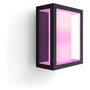Philips Hue Impress Aplique de Pared Inteligente Exterior, Luz Blanca y de Color, Negro, Grande