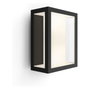 Philips Hue Impress Aplique de Pared Inteligente Exterior, Luz Blanca y de Color, Negro, Grande