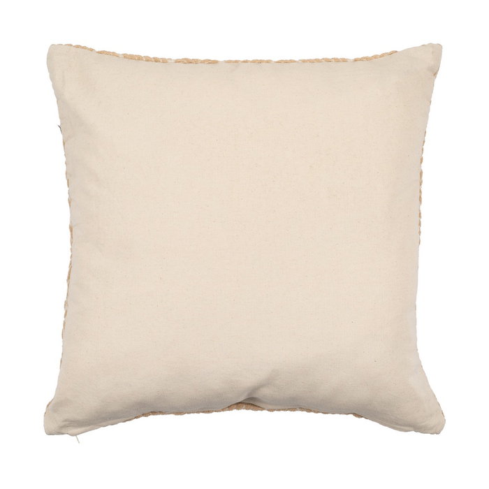 Cojín Blanco/Beige Algodón Decoración 45 X 45 cm (Set de 2)