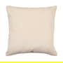 Cojín Blanco/Beige Algodón Decoración 45 X 45 cm (Set de 2)