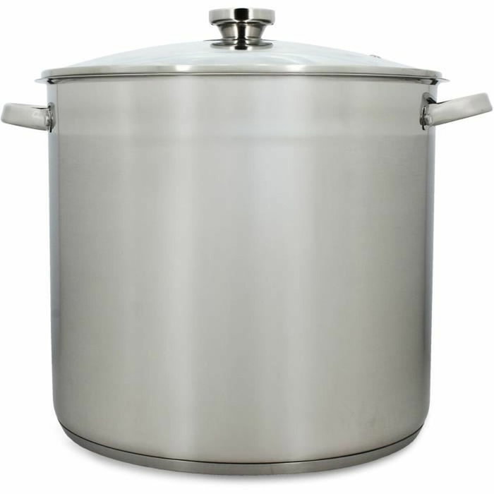 Menastyl Olla con tapa de Acero Inoxidable 17 Litros 32 cm Menastyl Olla con tapa de Acero Inoxidable 17 Litros 32 cm