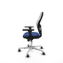 PIQUERAS Y CRESPO Silla de oficina Jorquera Azul Marino y Blanco