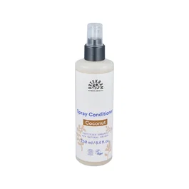 URTEKRAM Acondicionador en Spray de Coco 250 ml para Cabello, Acondiciona y Desenreda, Sin Aclarado, Certificado Ecocert COSMOS Organic, Vegano
