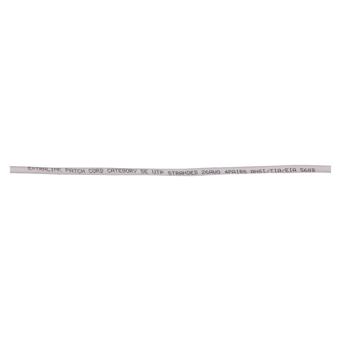 Extralink Patchcord LAN Kat.5e UTP 1m Gris