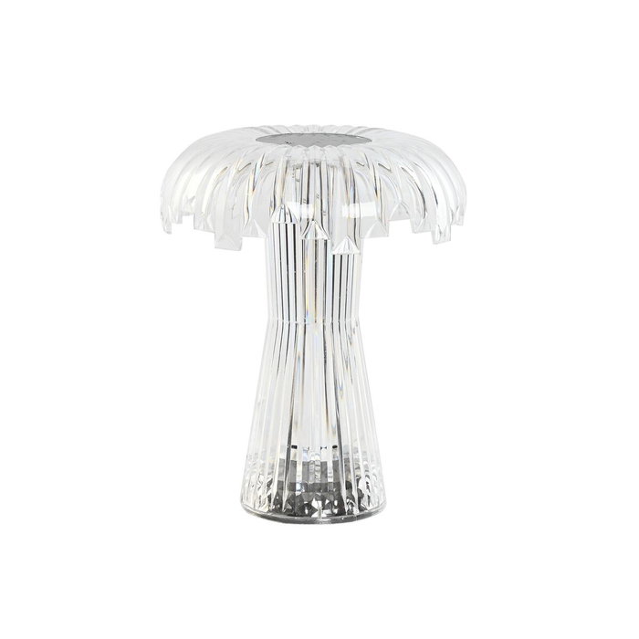DKD Home Decor Lámpara de Sobremesa LED de Acrílico Transparente Táctil