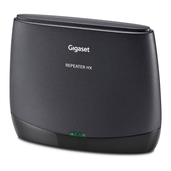 Gigaset Repeater HX negro, 1880 - 1900 MHz, 50 m interior, 300 m exterior