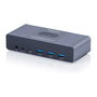 Digitus Conmutador KVM 2 Puertos USB-C a HDMI Dual 4K 60Hz, DD-39100-2 Core Line, Resolución 3840x2160, HDR, Aluminio Gris