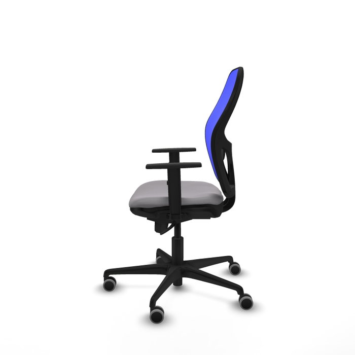 PIQUERAS Y CRESPO Silla de oficina Jorquera con mecanismo Sincro, Gris y Azul PIQUERAS Y CRESPO Silla de oficina Jorquera con mecanismo Sincro, Gris y Azul