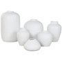 DKD Home Decor Jarrón de Gres Orgánico Artesanal Crudo ALMEIRA