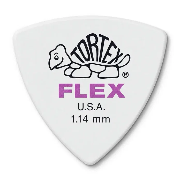 Dunlop Púas Tortex Flex Triangle 1,14 mm (Pack de 72) Dunlop Púas Tortex Flex Triangle 1,14 mm (Pack de 72)
