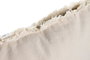 DKD Home Decor Set de 2 Cojines 45x45x10 cm Azul Marino y Blanco con Flecos
