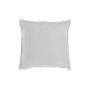 DKD Home Decor Set de 2 Cojines 45x45x10 cm Azul Marino y Blanco con Flecos