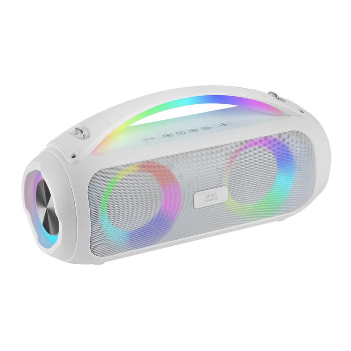 Mars Gaming MS-PULSE Altavoz Bluetooth 50W RMS Blanco