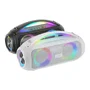 Mars Gaming MS-PULSE Altavoz Portátil Bluetooth 5.3 50W RMS con Iluminación RGB Ambiental, Radio FM, MicroSD, Aux, Manos Libres, Batería 8h, Color Blanco