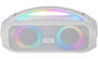 Mars Gaming MS-PULSE Altavoz Portátil Bluetooth 5.3 50W RMS con Iluminación RGB Ambiental, Radio FM, MicroSD, Aux, Manos Libres, Batería 8h, Color Blanco