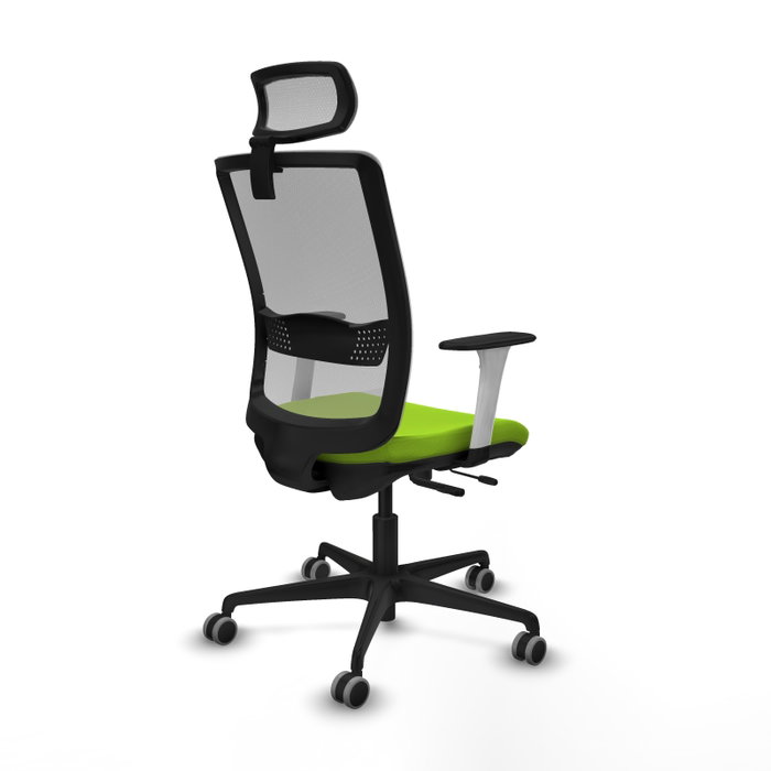 PIQUERAS Y CRESPO Silla de oficina Haches Sincro/Traslack Pistacho/Gris