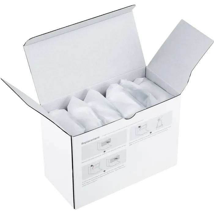 Roborock AAARA22232 Paquete de 6 Bolsas de Polvo para Aspiradoras Robot QREVO y SAROS, Recambios Originales