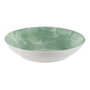 Ixia Set de 6 Platos Hondos de Porcelana Verde 21 x 21 x 4 cm