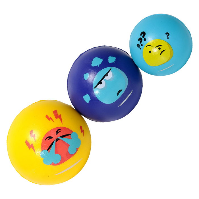 Mister Gadget Juego de 3 Pelotas Antiestrés para Relajarse y Despejar la Mente Mister Gadget Juego de 3 Pelotas Antiestrés para Relajarse y Despejar la Mente