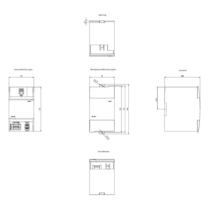 Siemens 6EP3333-4SB00-3AX0 SIMATIC PM1207 120 W