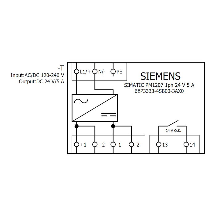 Siemens 6EP3333-4SB00-3AX0 SIMATIC PM1207 120 W