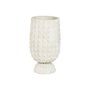 DKD Home Decor Macetero de Fibra Arcilla Desgastado Crudo 35x35x60