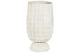 DKD Home Decor Macetero de Fibra Arcilla Desgastado Crudo 35x35x60