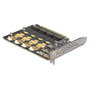 DeLOCK Clips de plástico para M.2 SSD / Modul, 4 unidades