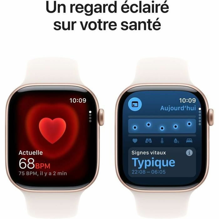 Apple Watch Series 11 GPS 46 mm Oro rosa con Correa deportiva rubor claro M/L Apple Watch Series 11 GPS 46 mm Oro rosa con Correa deportiva rubor claro M/L