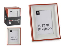 Giftdecor Portafotos 13x18 cm Blanco y Rojo (Set de 24)