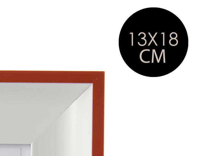 Giftdecor Portafotos 13x18 cm Blanco y Rojo (Set de 24)