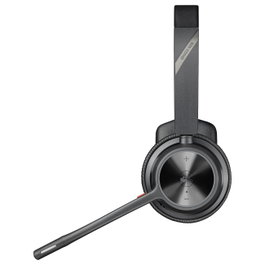 HP Poly Voyager 4310-M UC Headset con dongle BT700 y cable USB-A a USB-C, Negro